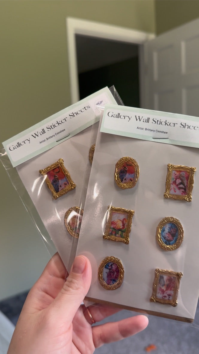 Handmade Sticker Gallery Sheet