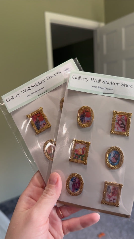 Handmade Sticker Gallery Sheet